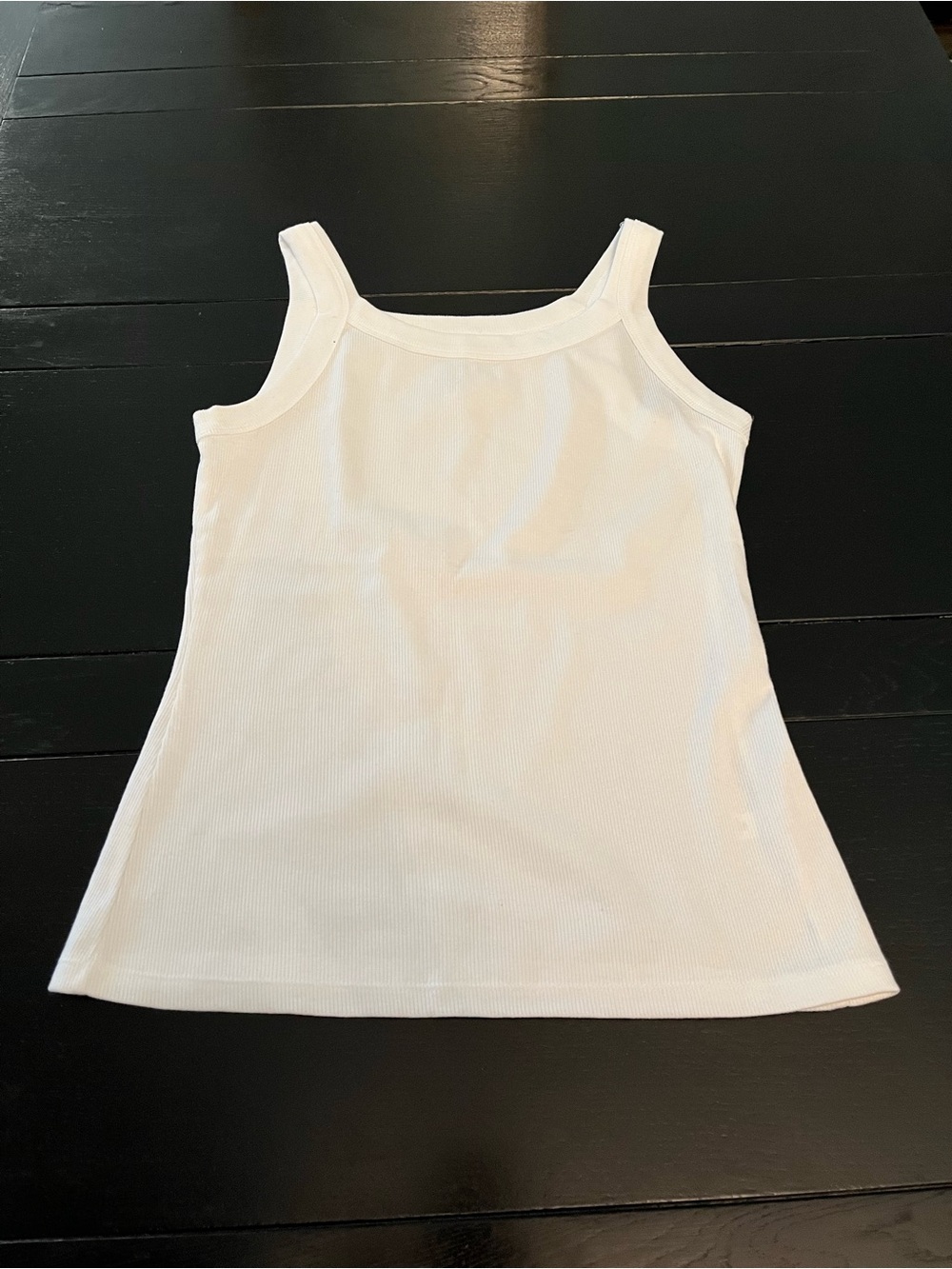 Sonoma White Ribbed Tank Dress for Girls